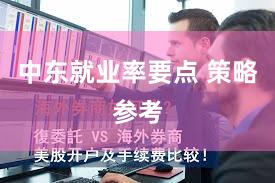 中东就业率要点 策略参考